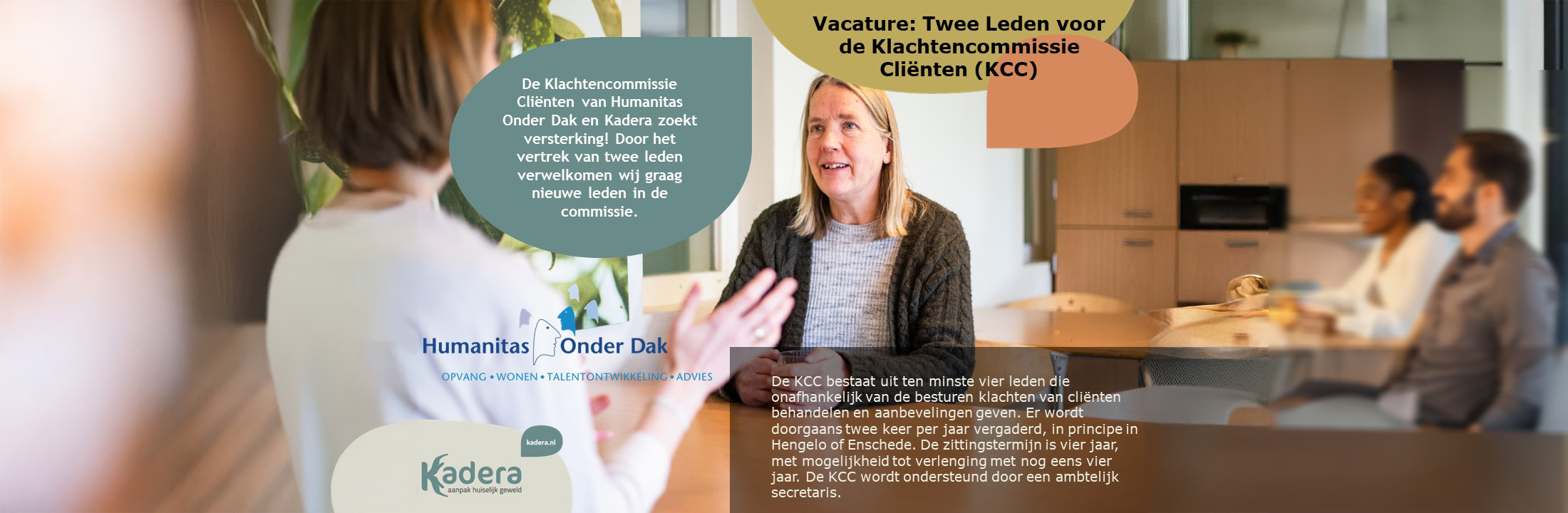 Vacature: Twee Leden voor de Klachtencommissie Cliënten (KCC)